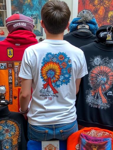 DTF printing custom apparel samples