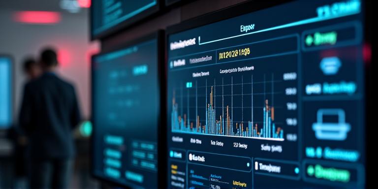 Smart printing IoT dashboard interface